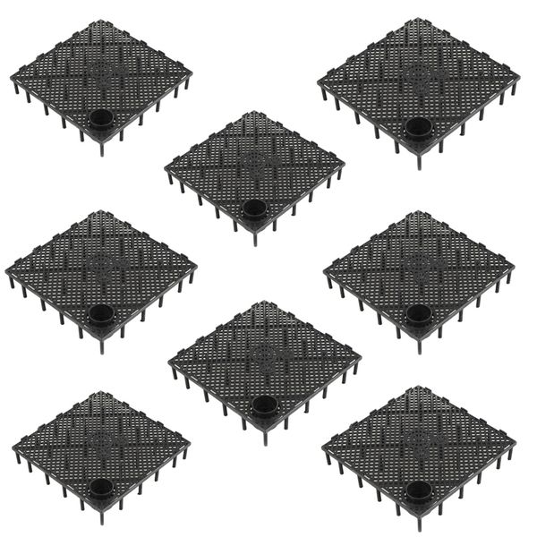 Pet Aquarium Fish Tank Bottom Filter Plate Grid Divider Set Of 8 -14.5cm
