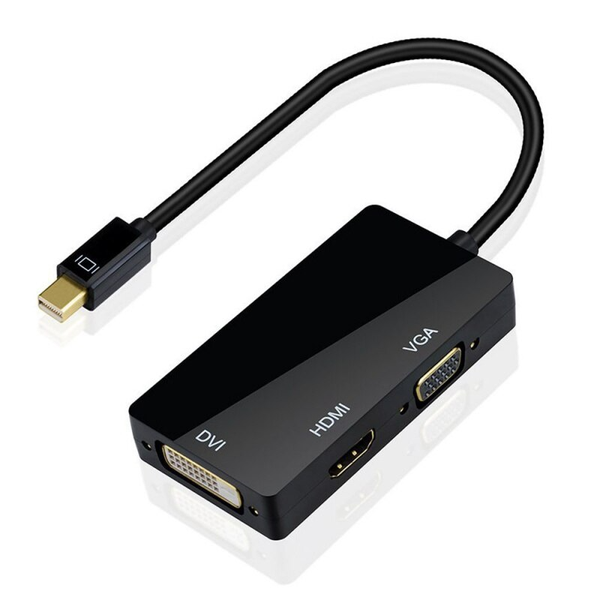 Mini DisplayPort to HDMI, DVI &amp; Display Port Adapter