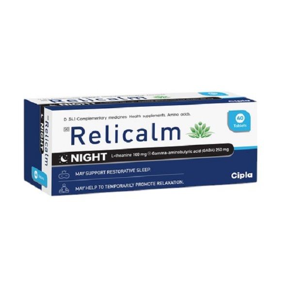 Relicalm Night 40 Tablets