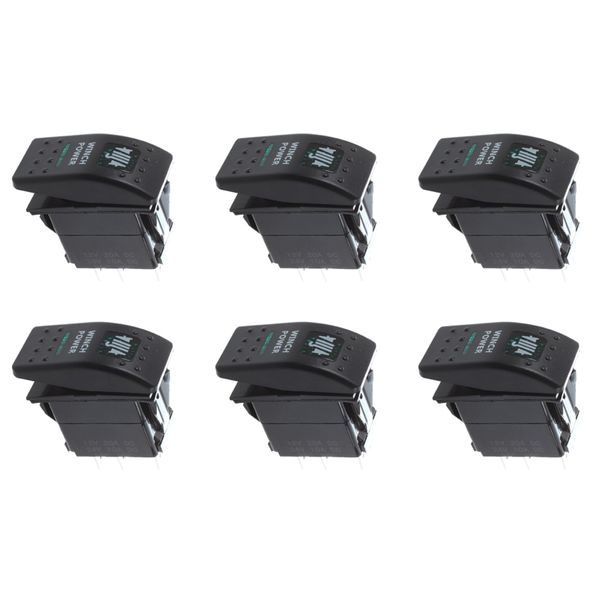 12V Car Marine Boat Rocker Switch On-Off Winch Power