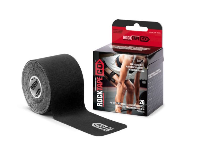 RockTape GO Precut Kinesiology Tape for Muscle Support - 5cm x 5m