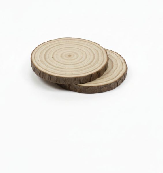 Natural Wood Coasters 2 Pack