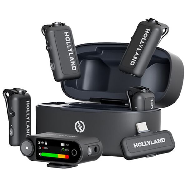 Hollyland LARK MAX 2 Combo 4-Person Wireless Microphone System