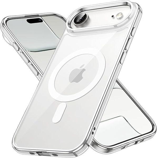 Compatible with iPhone 17 Air MagSafe Case Clear Shckprof Transparent Cover