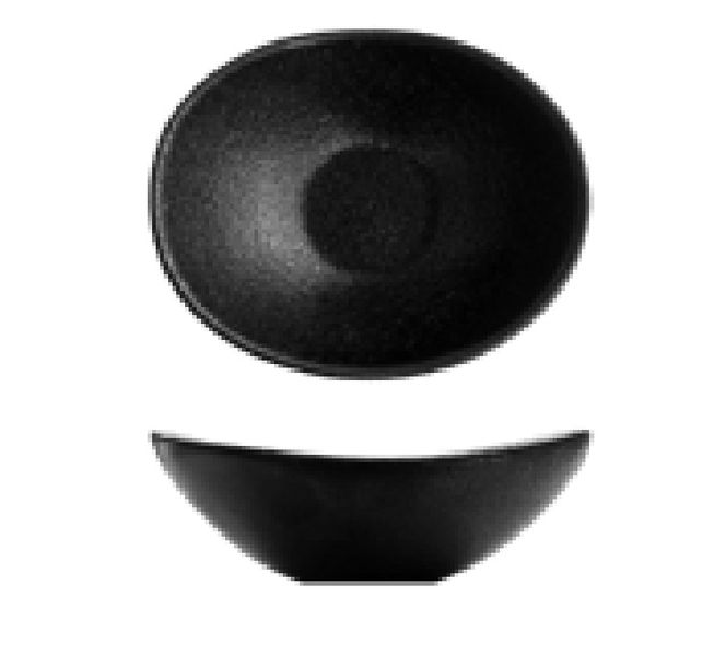 Tempest – Black – Oval Sauce Dish – 10cm (Pack of 12)