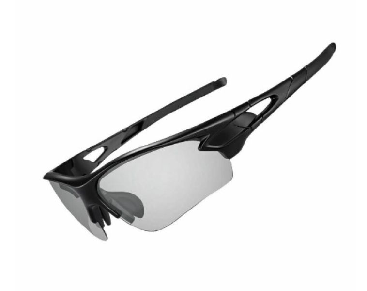 Rockbros Photochromic Sports and Cycling Sunglasses UV Protection – Black