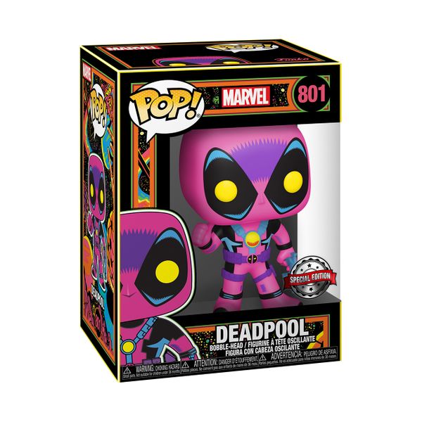 Funko Pop!:Marvel Blacklight-Deadpool(Special Edition)