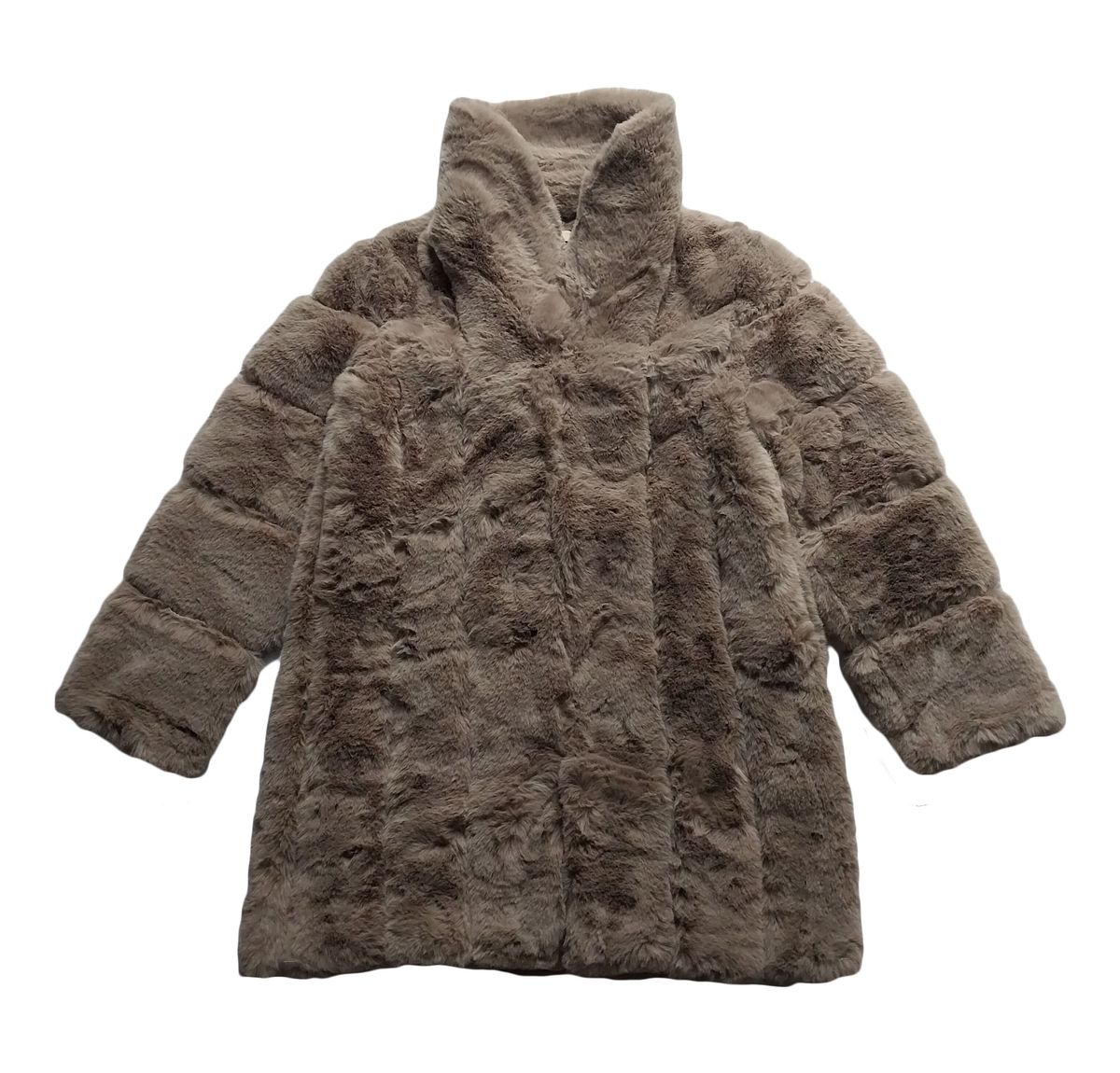 Pcimi Paris Women Luxury Winter Fluffy Faux Fur Coat Outwear