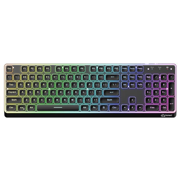 FREE WOLF M104 Wireless Silent RGB Gaming Keyboard