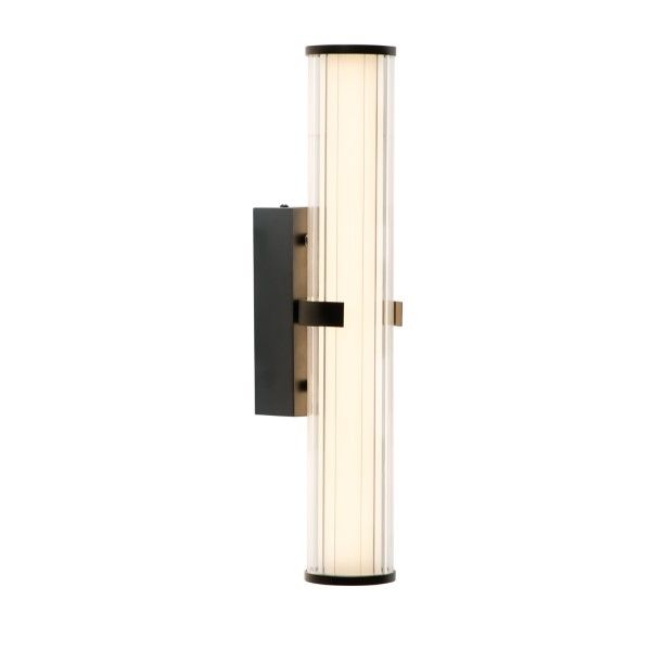 The Lighting Warehouse - Wall Light Saxon Black Short