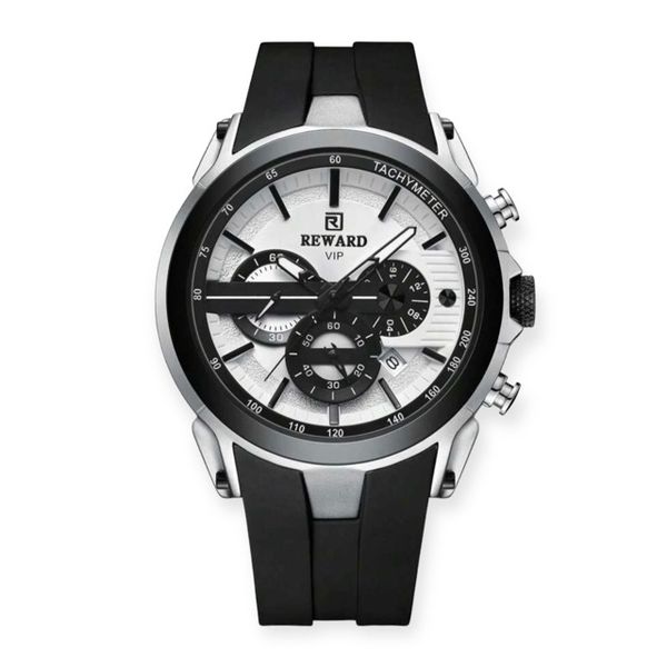 Reward Men Triple Dial Date Quartz Watch