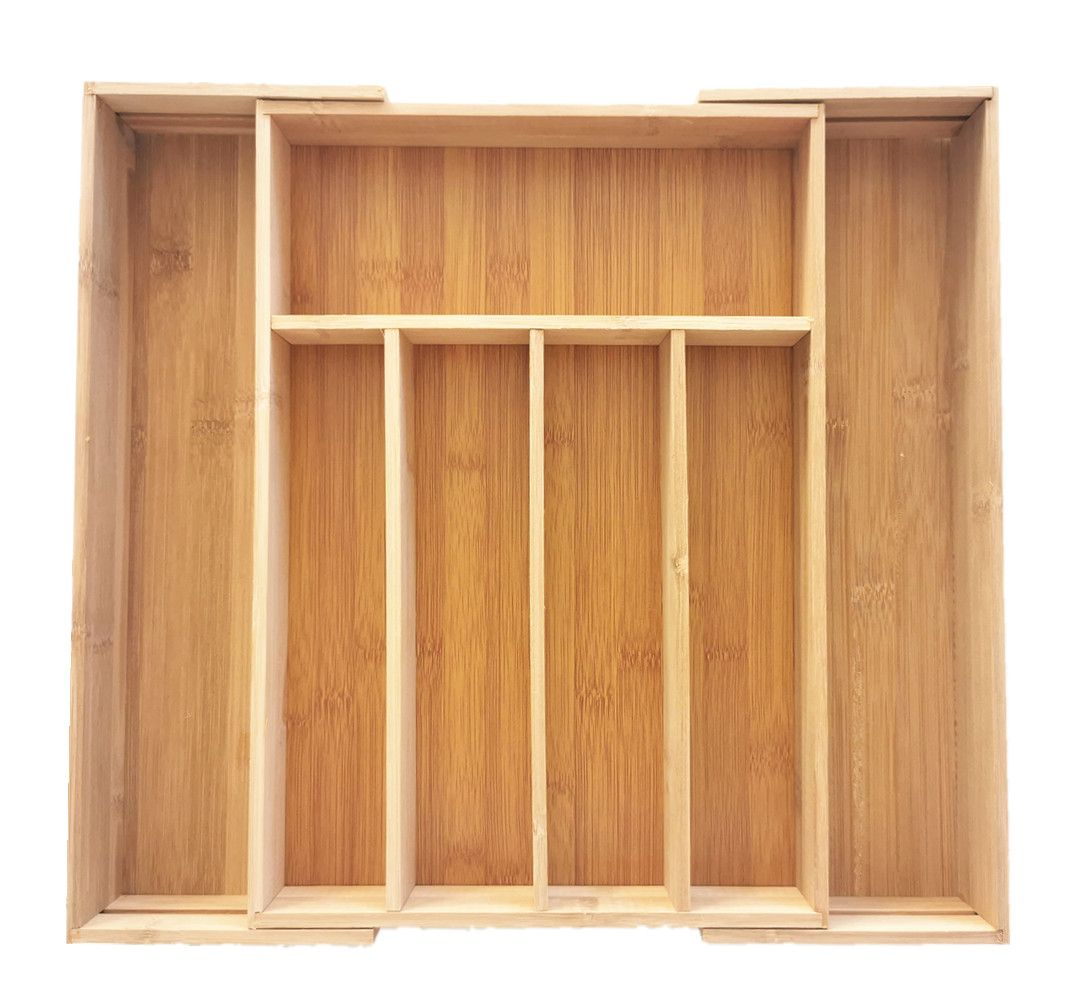 Cutlery Organiser - Expandable - Organic Bamboo | Shop Today. Get it ...