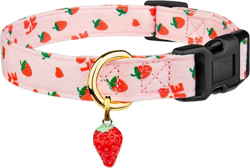 1x24inch Cotton Dog Collar Cute Patterns For Dogs