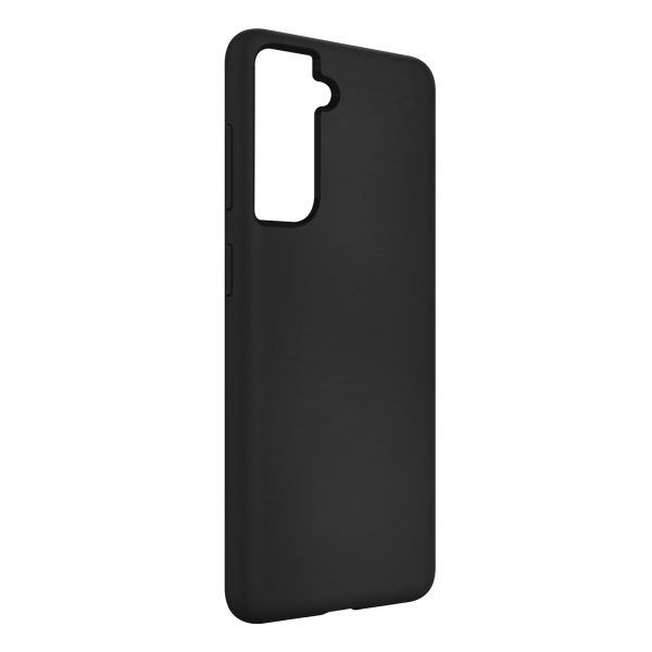 Base Liquid Silicone Gel/Rubber Case Samsung Galaxy S21Ultra - Black