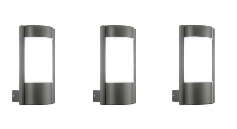 3 x Frincha Outdoor Outside Wall Light Lamp Shade for Garden Patio 13W