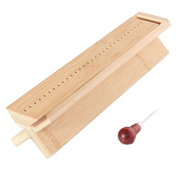 Stationery Wooden Book &amp; Paper Binding Hole Punch Cradle - 32cm