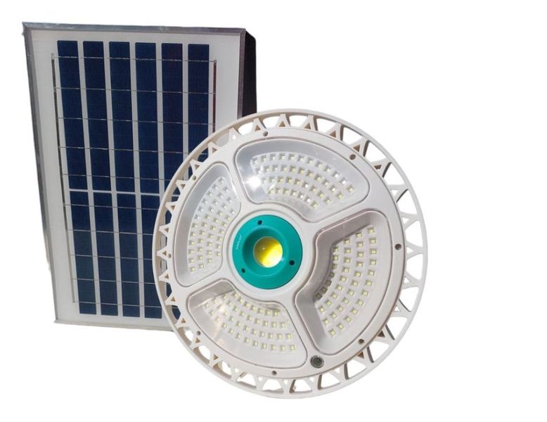 Solar-Powered Smart Ceiling Pendant Light with Remote Control 400W