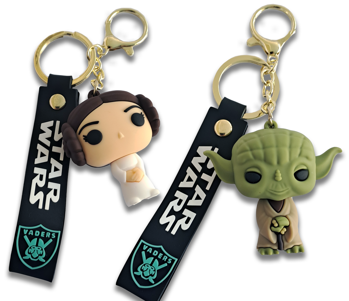 Star Wars keychains- Princess Leia and Yoda | Shop Today. Get it ...