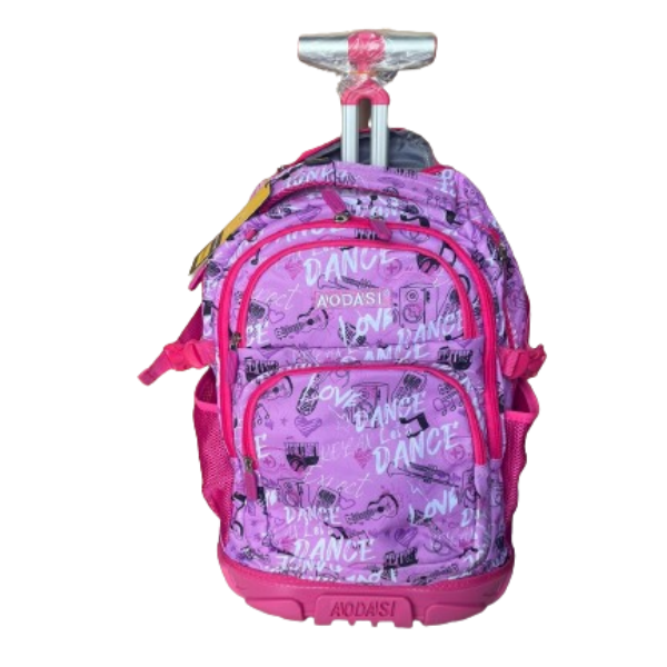 High Quality School Bag With Laptop Compartment And WheelPink/Purple Shop Today. Get it