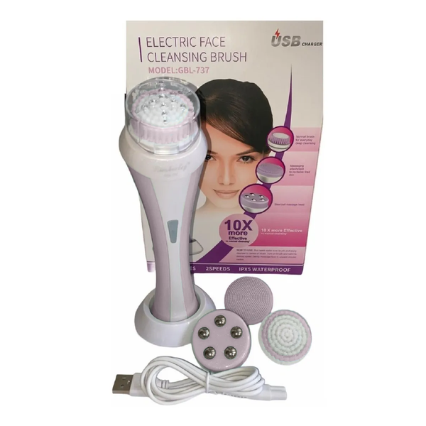 Rechargeable 3 in 1 Electric Facial Cleansing Brush GL-737