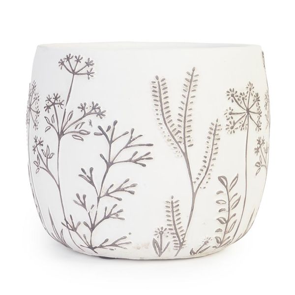 Botanical Sketch Planter - 19 x 16cm