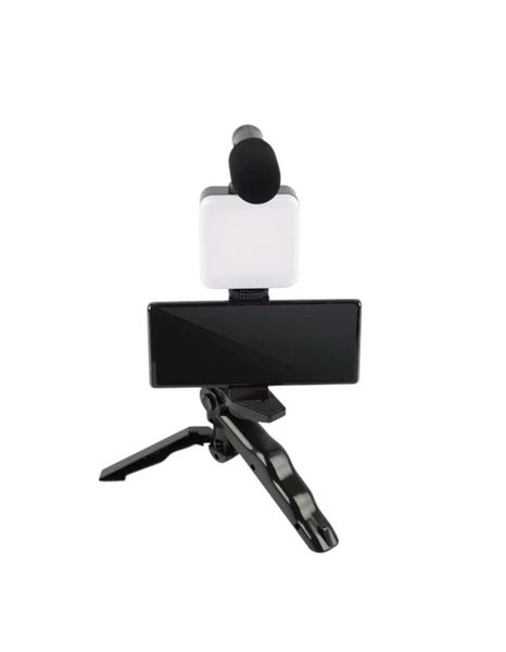 Microphone Remote Control Tripod Camera Vlogging Kit Smartphone