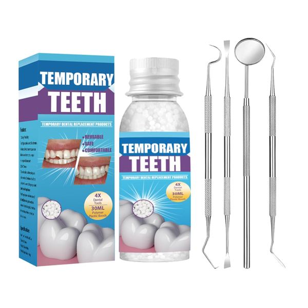 Tooth Repair Kit With 4 Dental Tools, Temporary Tooth Filling Kit