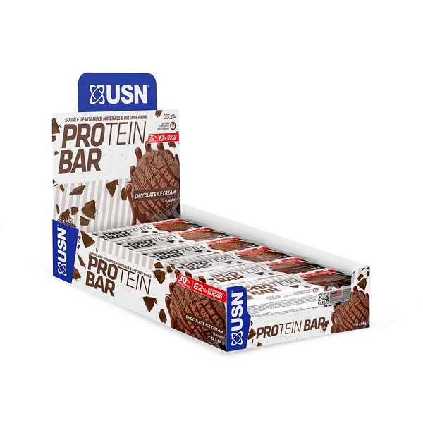 USN Pro Protein Bar Chocolate ice Cream 12 X 68G