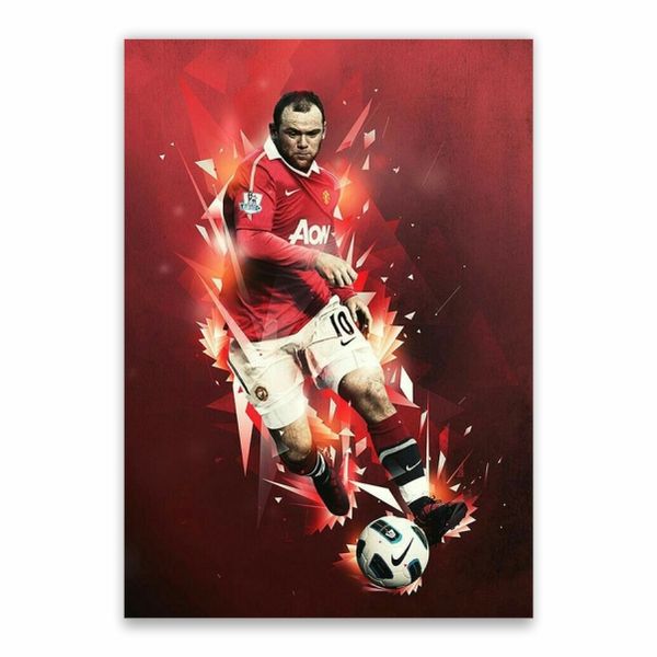 Wayne Rooney Man United Poster - A1