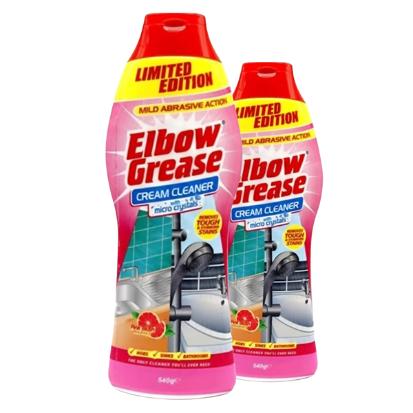 Elbow Grease Value Pack | Versatile Stain Remover Kitchen &amp; Bathroom | Pink