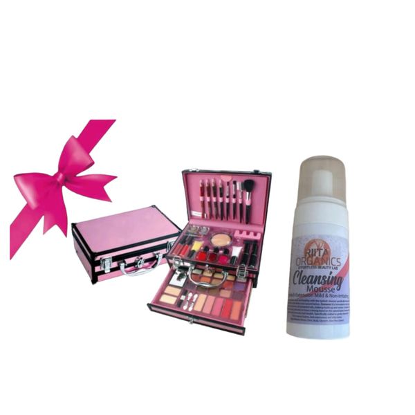 Miss Young Start to Finish Professional Makeup Kit - Pink&amp; Riita Cleanser