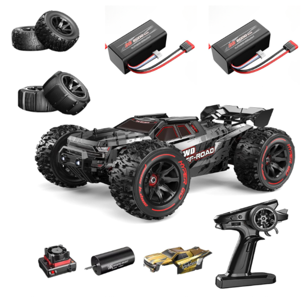 MJX Hyper Go 14210 V2 Brushless RC Monster Truck 1/14 Scale 2 x 3S Battery