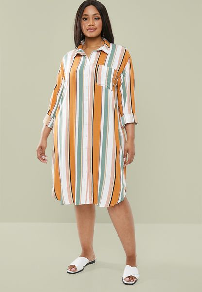 Women's Superbalist Soft Shirt Dress - Multi