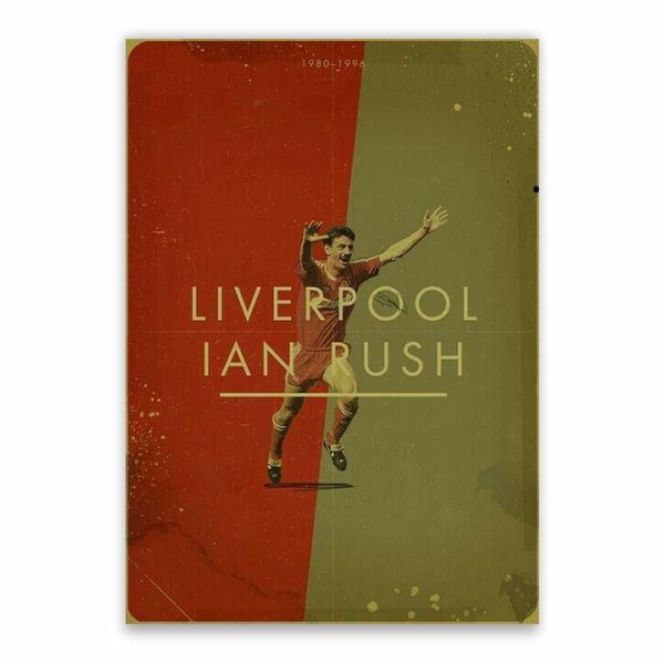 Liverpool Ian Rush Poster - A1