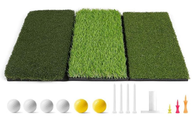 PAR - Mini Foldable 3-in-1 Golf Swing Mat