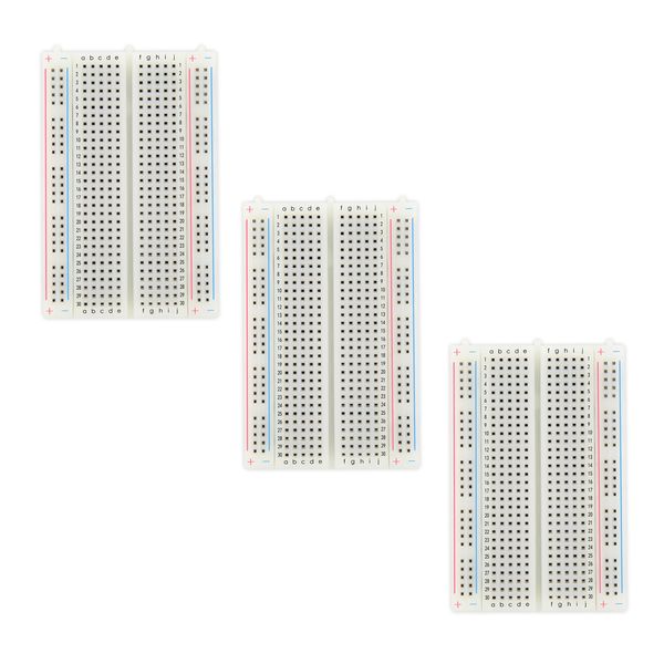 Robotico 400-point Solderless Breadboard (3pc bundle)