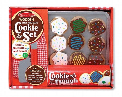 Slice &amp; Bake Wooden Cookie Set image