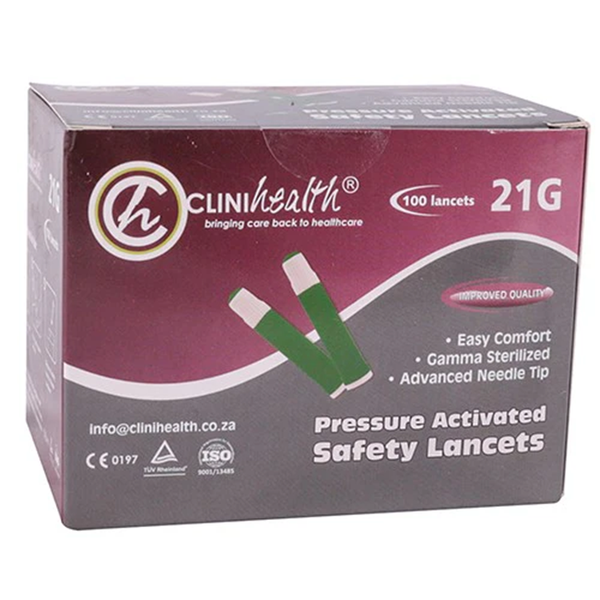 Clinihealth - Lancet Safety 21G 100's