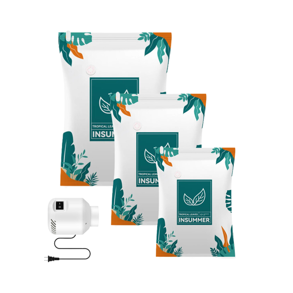 3 Piece Vacuum Storage Bag Pack with Electric Pump - Polar Bear