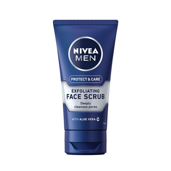 NIVEA MEN Protect &amp; Care Exfoliating Face Scrub, 75ml