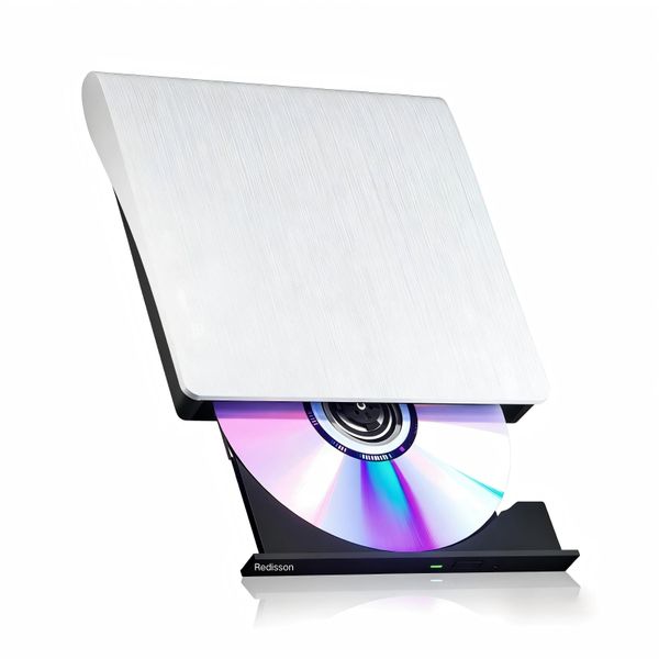 Redisson External CD/DVD Drive USB 3.0- Burner, Writer&amp;Player for Laptop&amp;PC