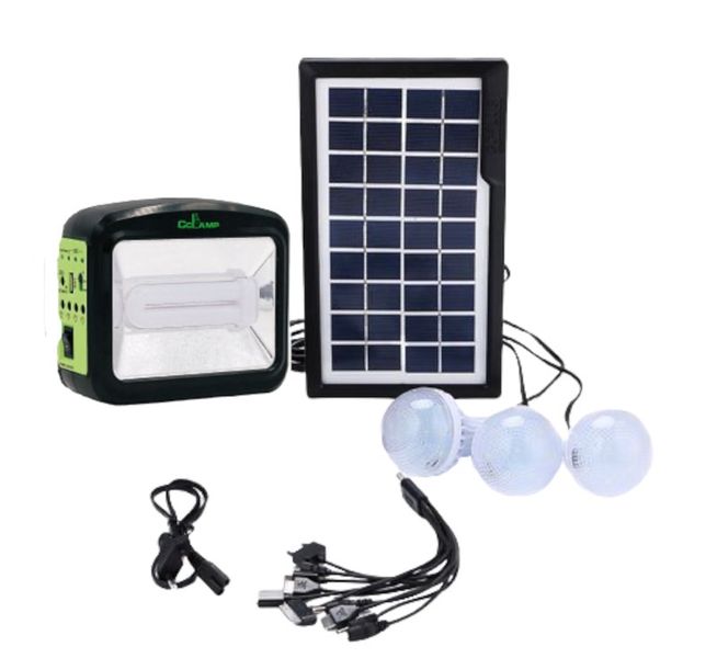 Complete Portable Solar Charged Light System
