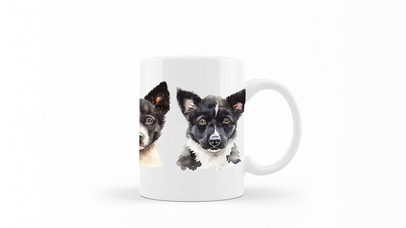 Karelian-Bear-Dog Printed Coffee Mug