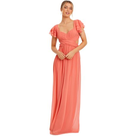 Quiz fashion chiffon maxi dress