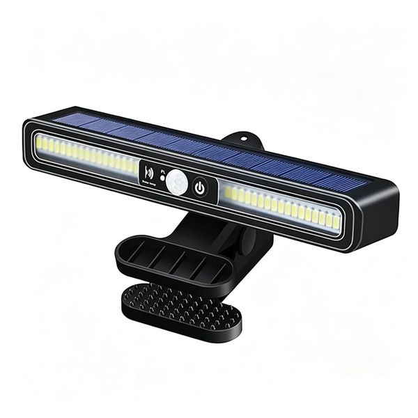 Solar Garden Lights,Clip Outdoor LED Solar Spotlights with Motion Sensor