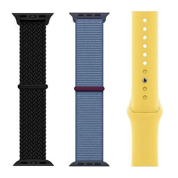 3-Pack Watch Bands Straps for Apple Watch (Fits: 38/40/41mm)