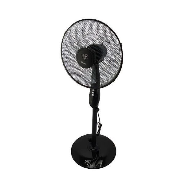 Ariete Black 40cm Pedestal 3 Speed Fan with Timer for Summer