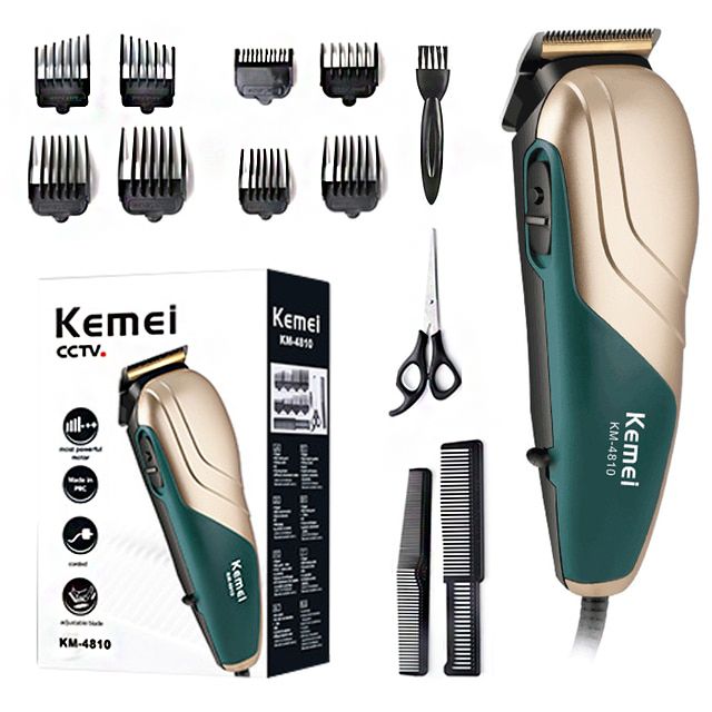 Kemei Km4810, Professional 45mm Hair Clippers, 12 Piece Set Buy