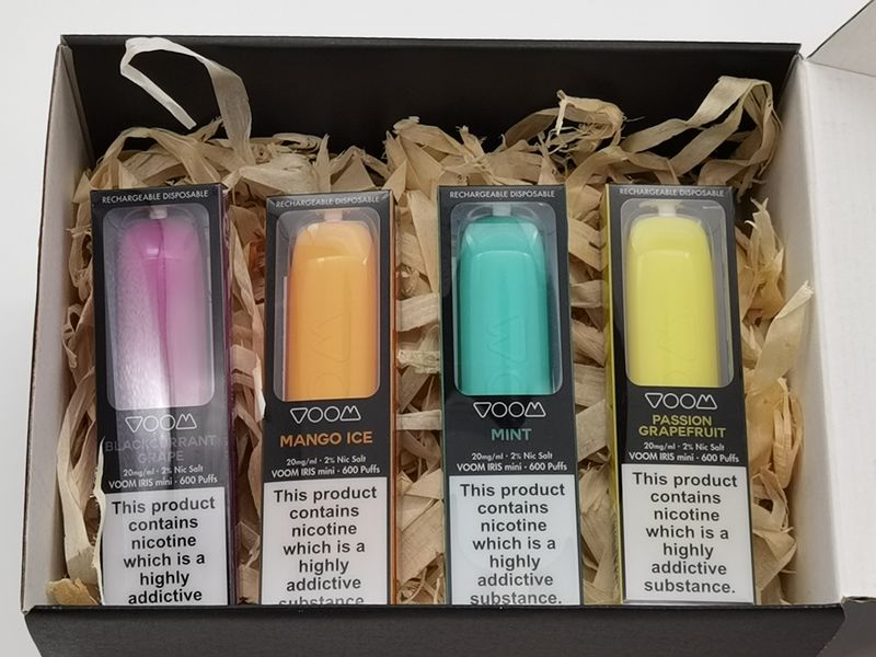 Voom Iris 4 Pack Mini Rechargeable Disposable Vape