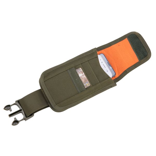 Portable Nylon Waist Bag Tactical Pouch Green for Outdoor Activities